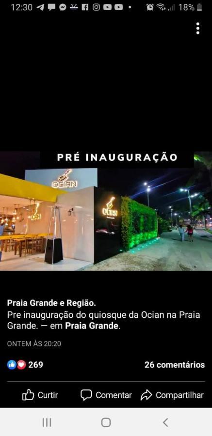 Apto Ocian Centro Praia Grande المظهر الخارجي الصورة